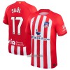 Camisola Atlético Madrid Saul 17 Homen Equipamento 1ª 23/24